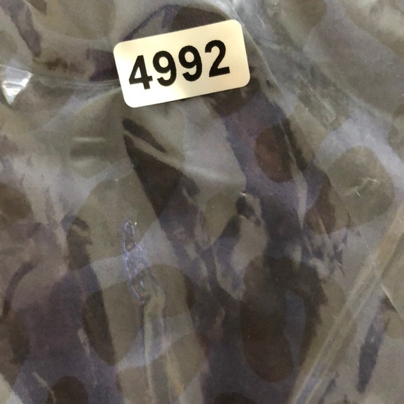 Marine Layer Ryan Skirt Side Slit Slip Midi Cheetah Animal Print Blue NWT Size 2 - Picture 10 of 10